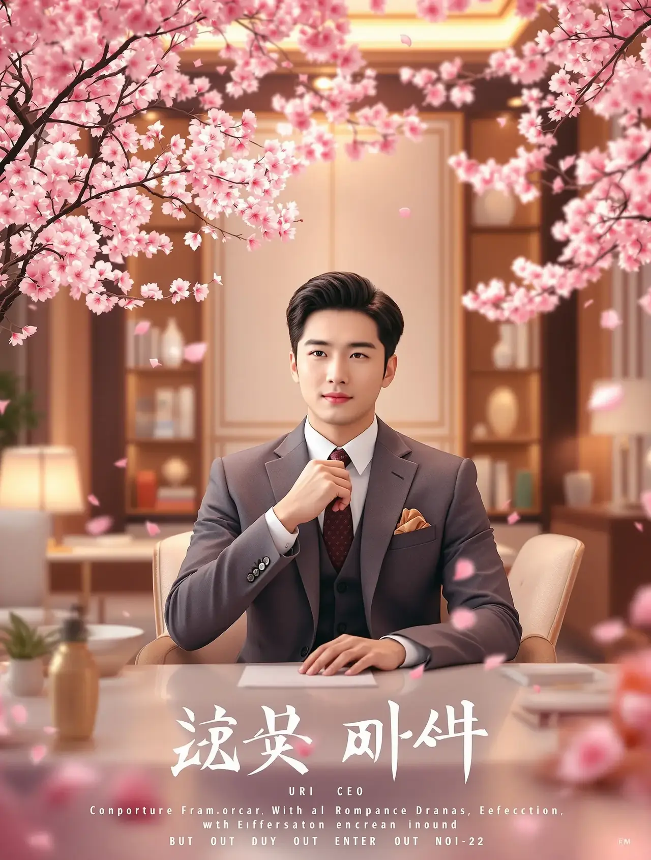 短剧《宠上天：她只是想把花店开下去》甜宠题材封面，主演苏若 × 沈砚书